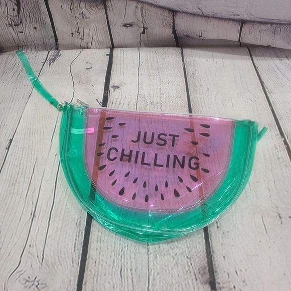 Watermelon Slice plastic Summer Bag - Picture 10 of 12